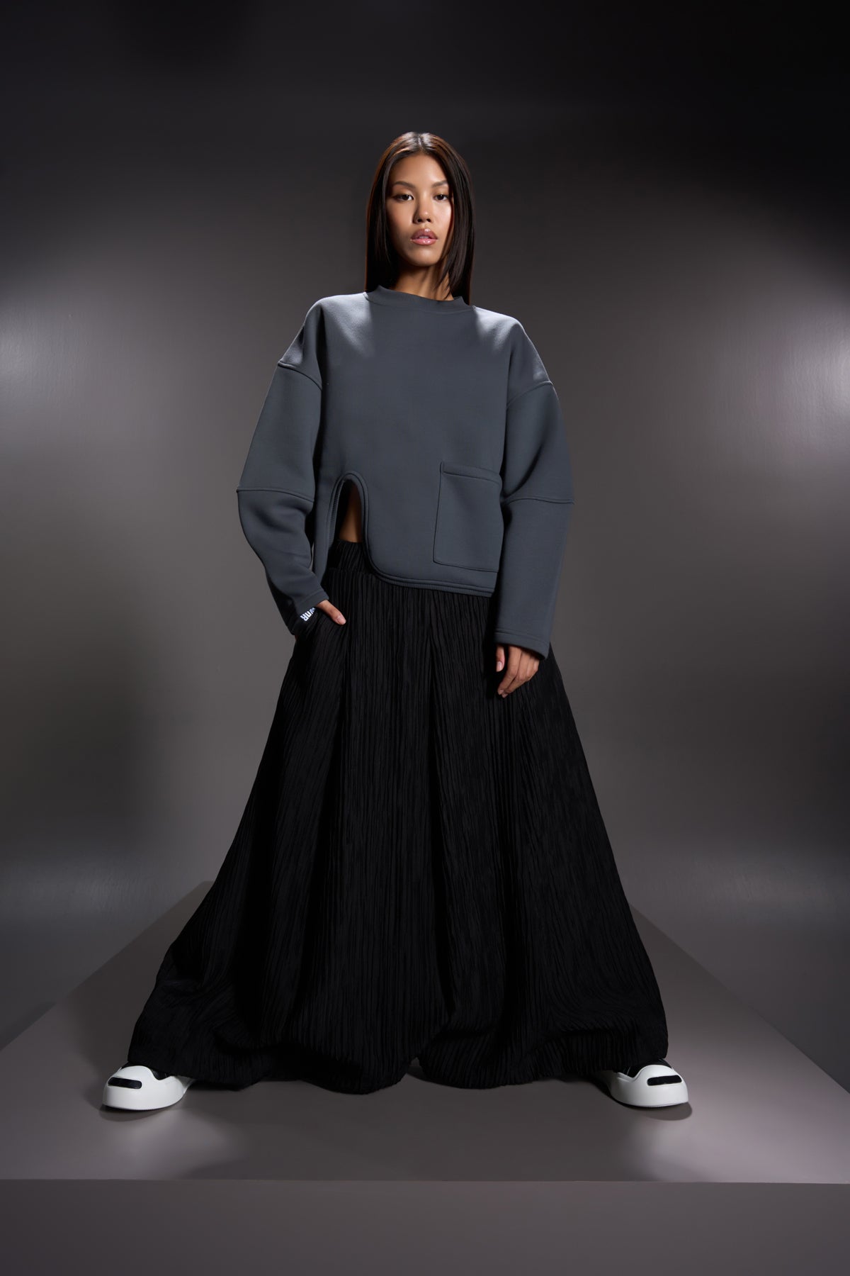 Antrasit  Sweatshirt 16059