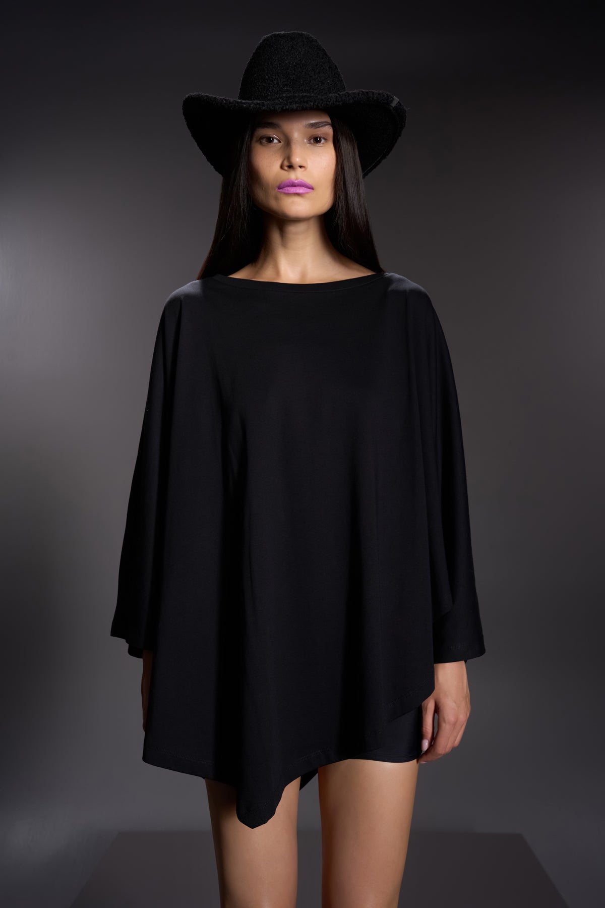 Siyah  Uzun T-shirt 16088