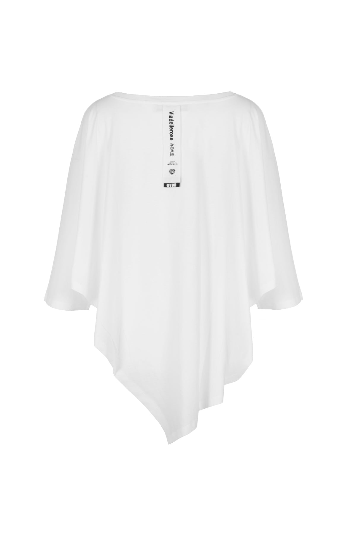 Beyaz  Uzun T-shirt 16088