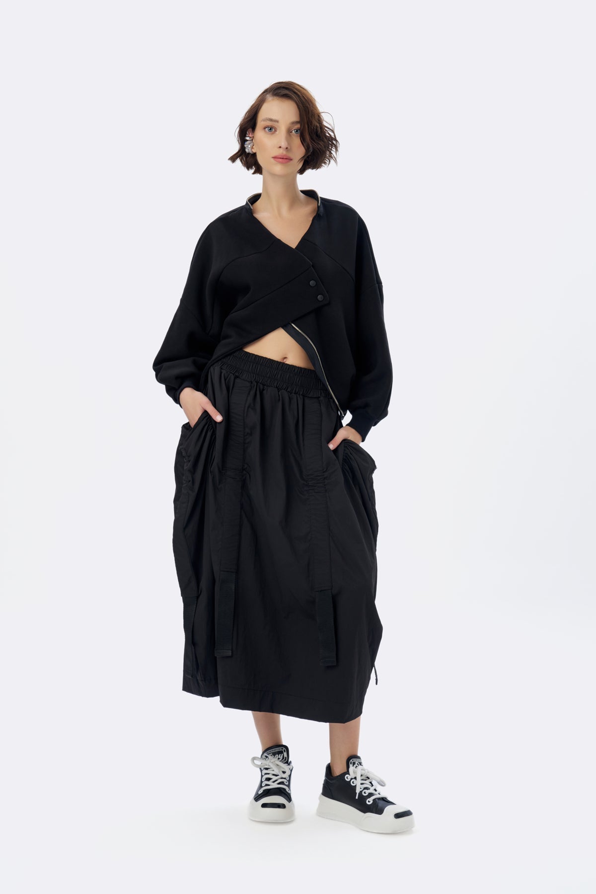 Siyah  Sweatshirt 16125