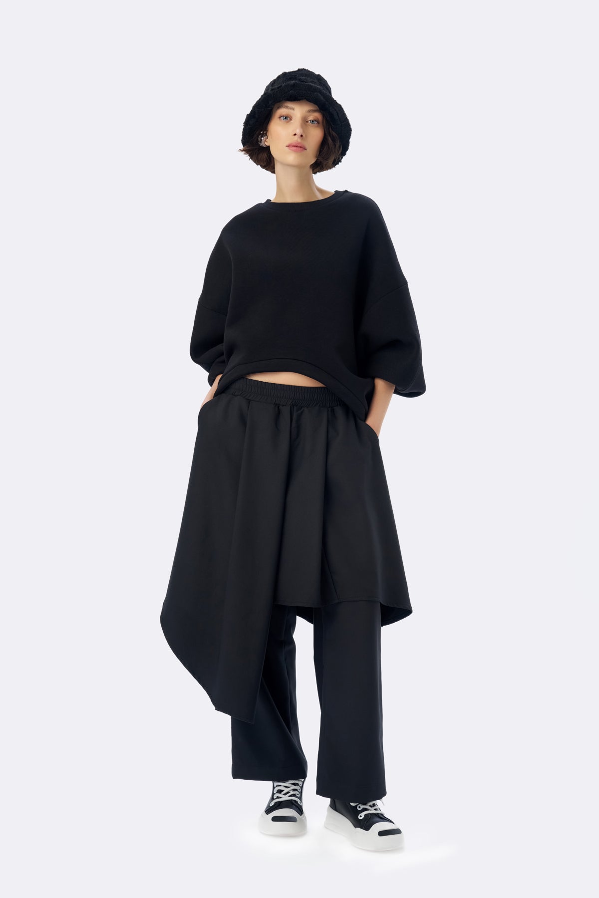Siyah  Sweatshirt 16126