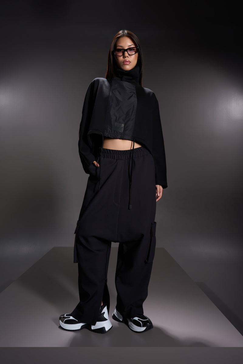 SİYAH SWEATSHIRT 16128