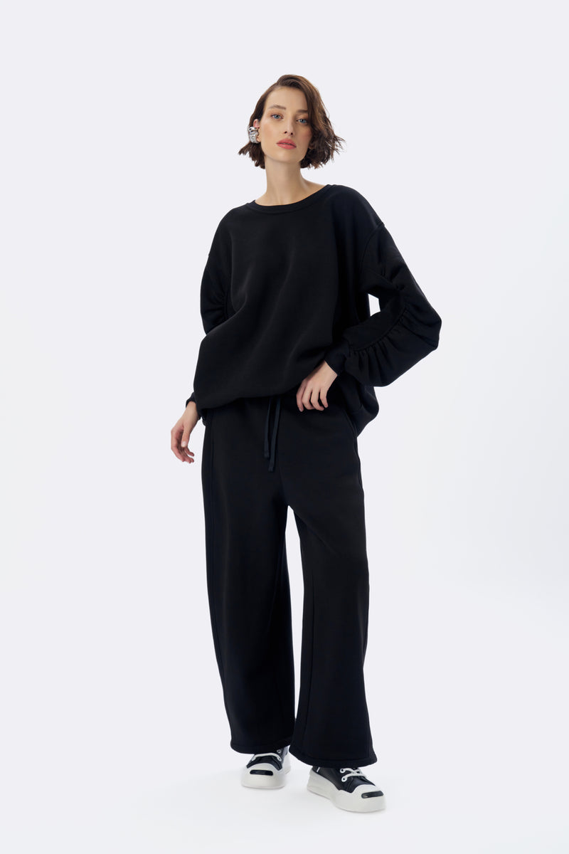 SİYAH SWEATSHIRT 16142