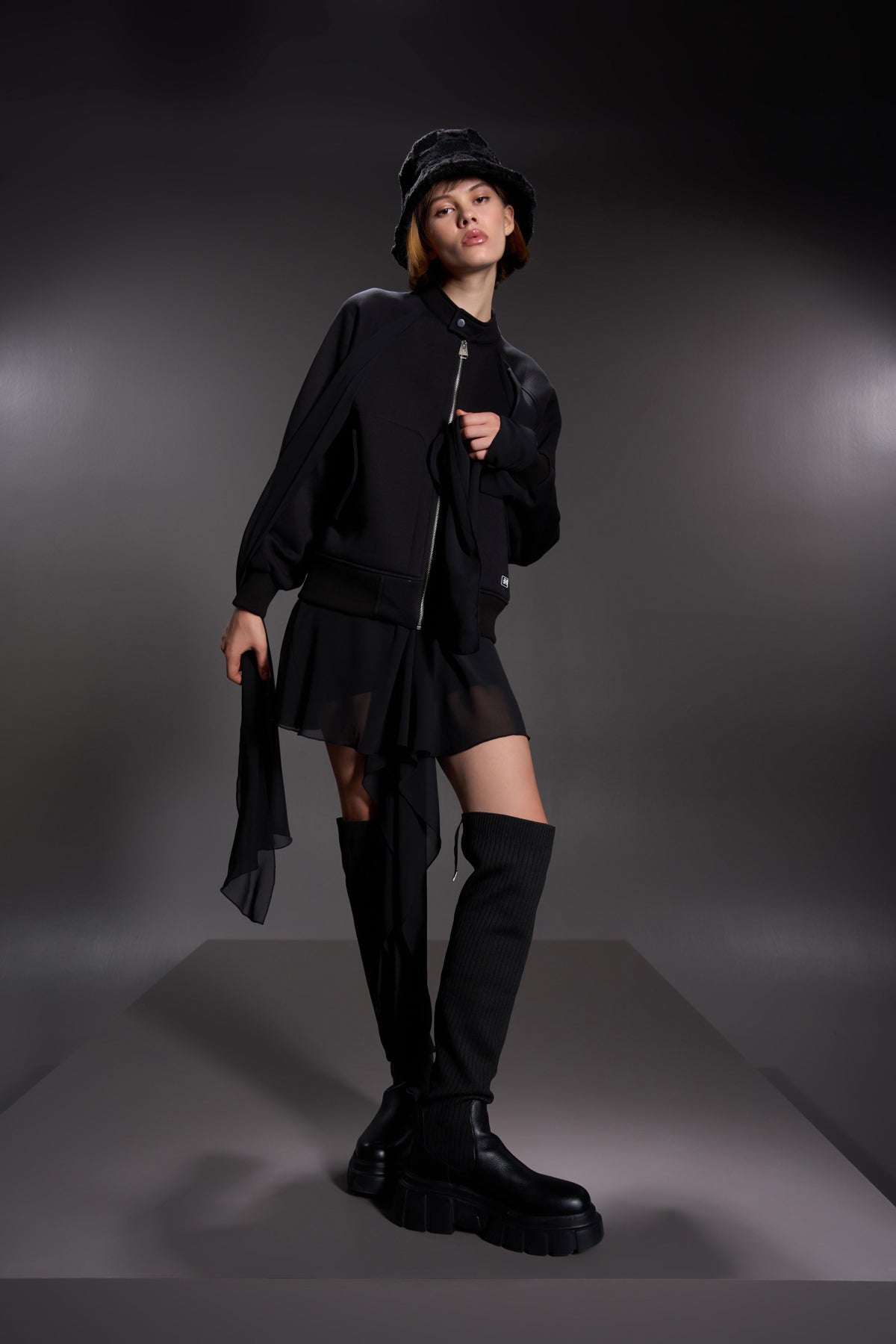 Siyah  Sweatshirt 16235