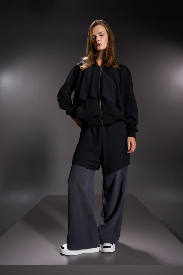 SİYAH SWEATSHIRT 16236