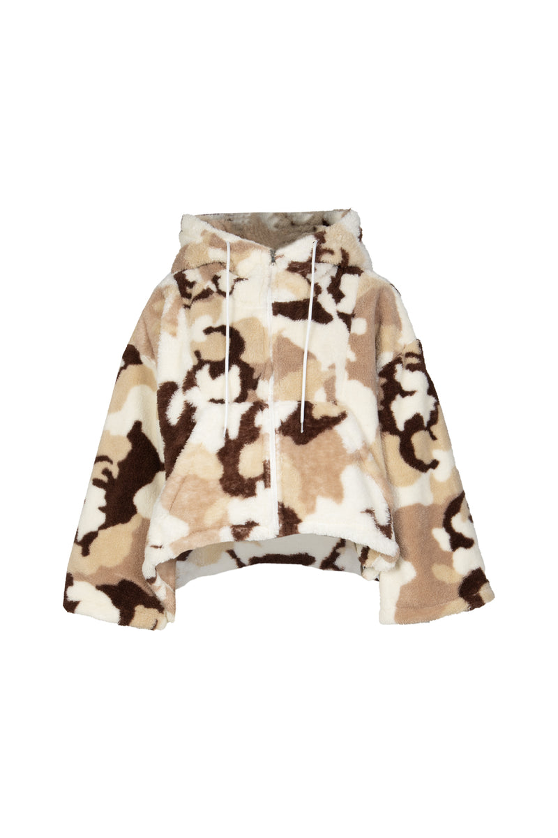 EKRU KAMUFLAJ SWEATSHIRT 16248