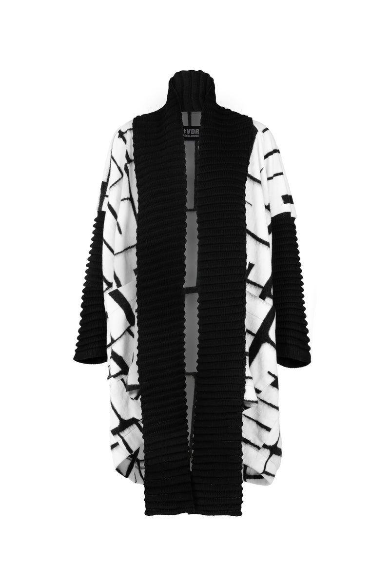 SİYAH BEYAZ HIRKA 16305
