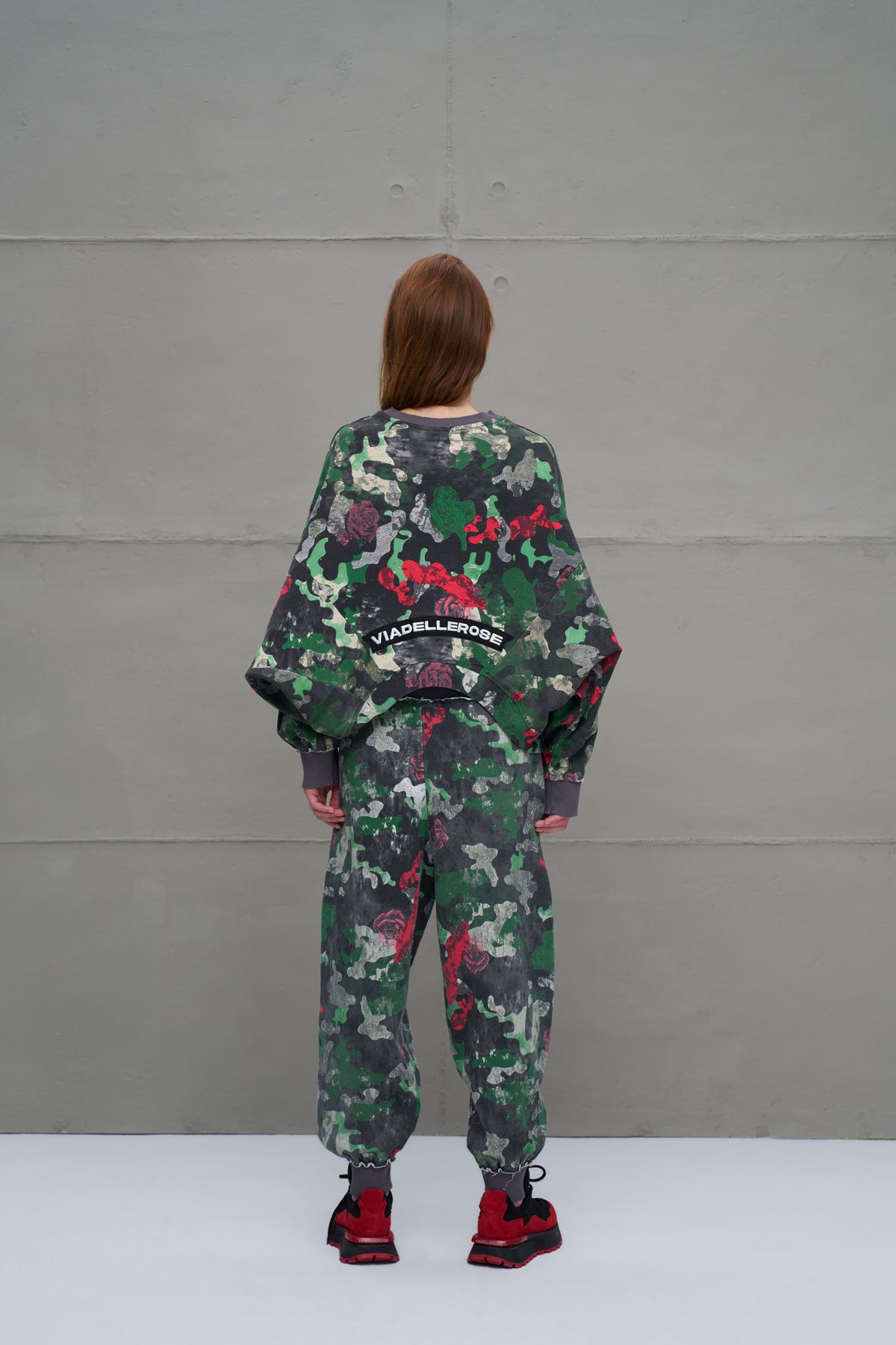 Camo Kamuflaj Desenli Oversize Sweatshirt 18024