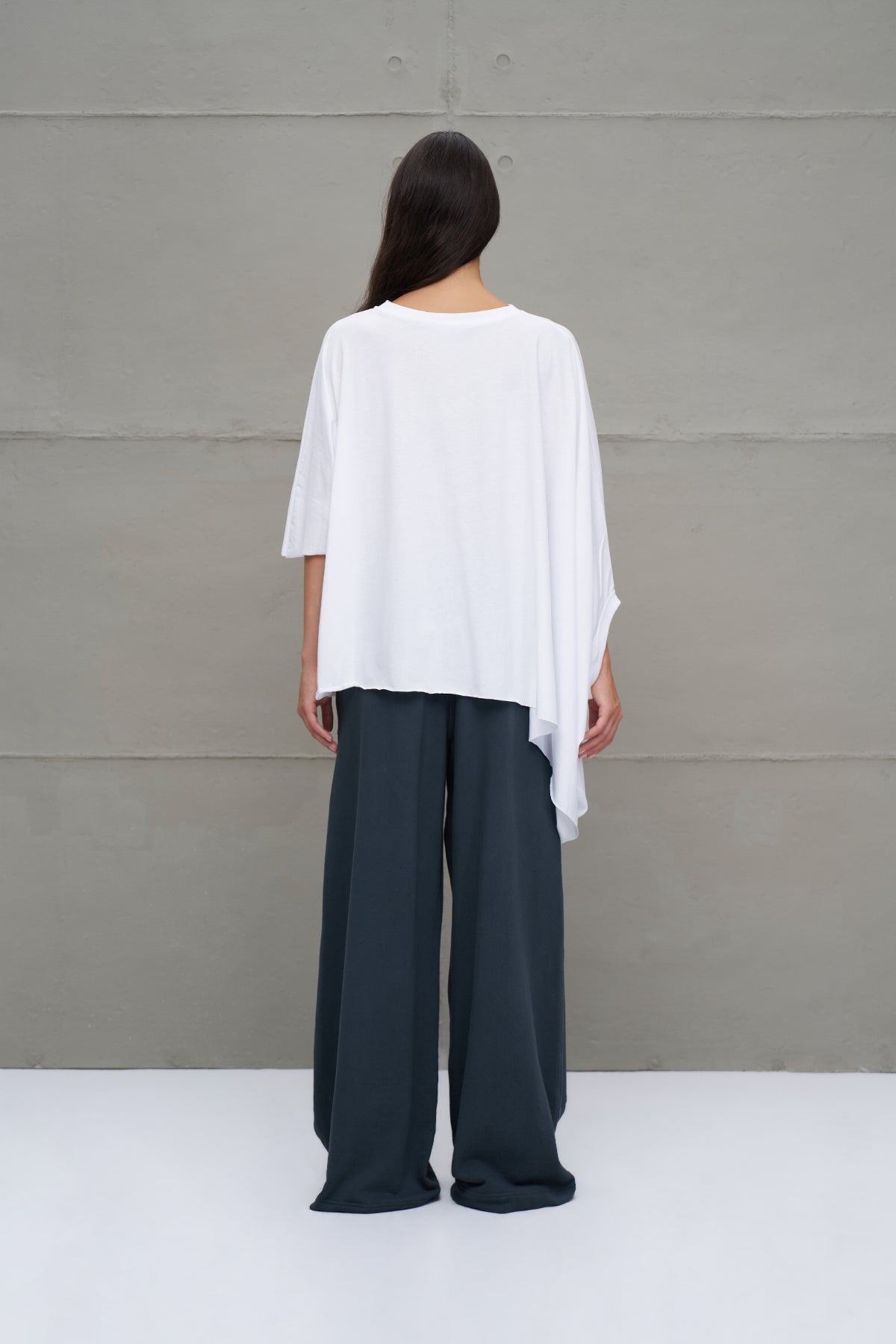 Antrasit Yüksek Bel Oversize Pantolon 18155
