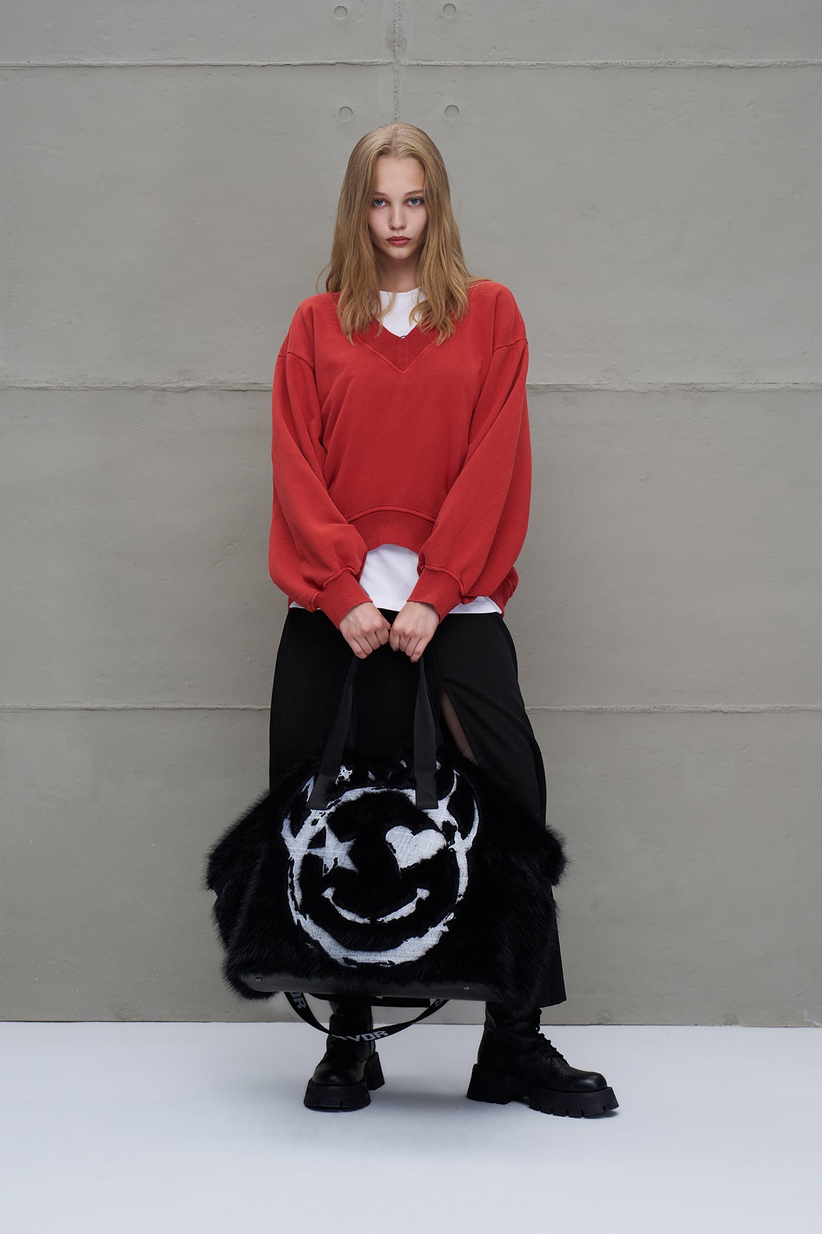 Bordo Oversize Sweatshirt 18159
