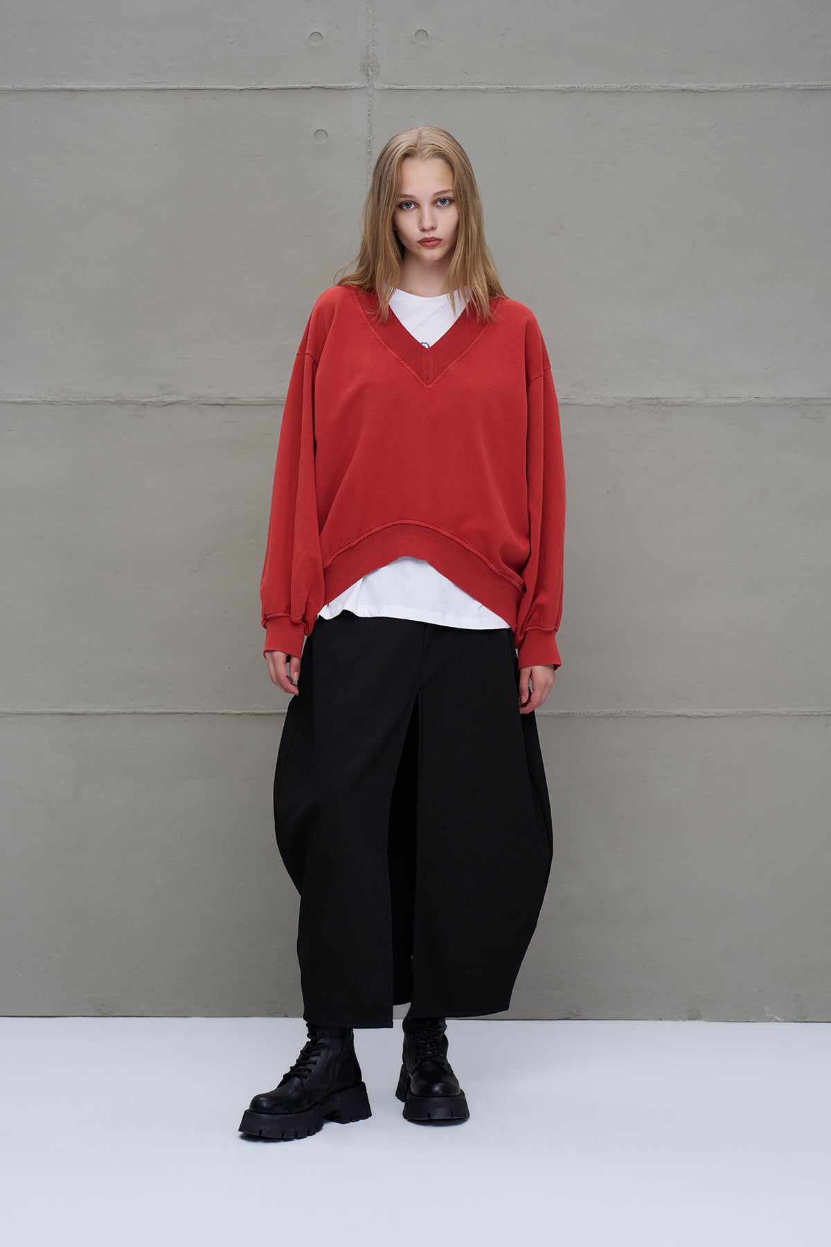 Bordo Oversize Sweatshirt 18159
