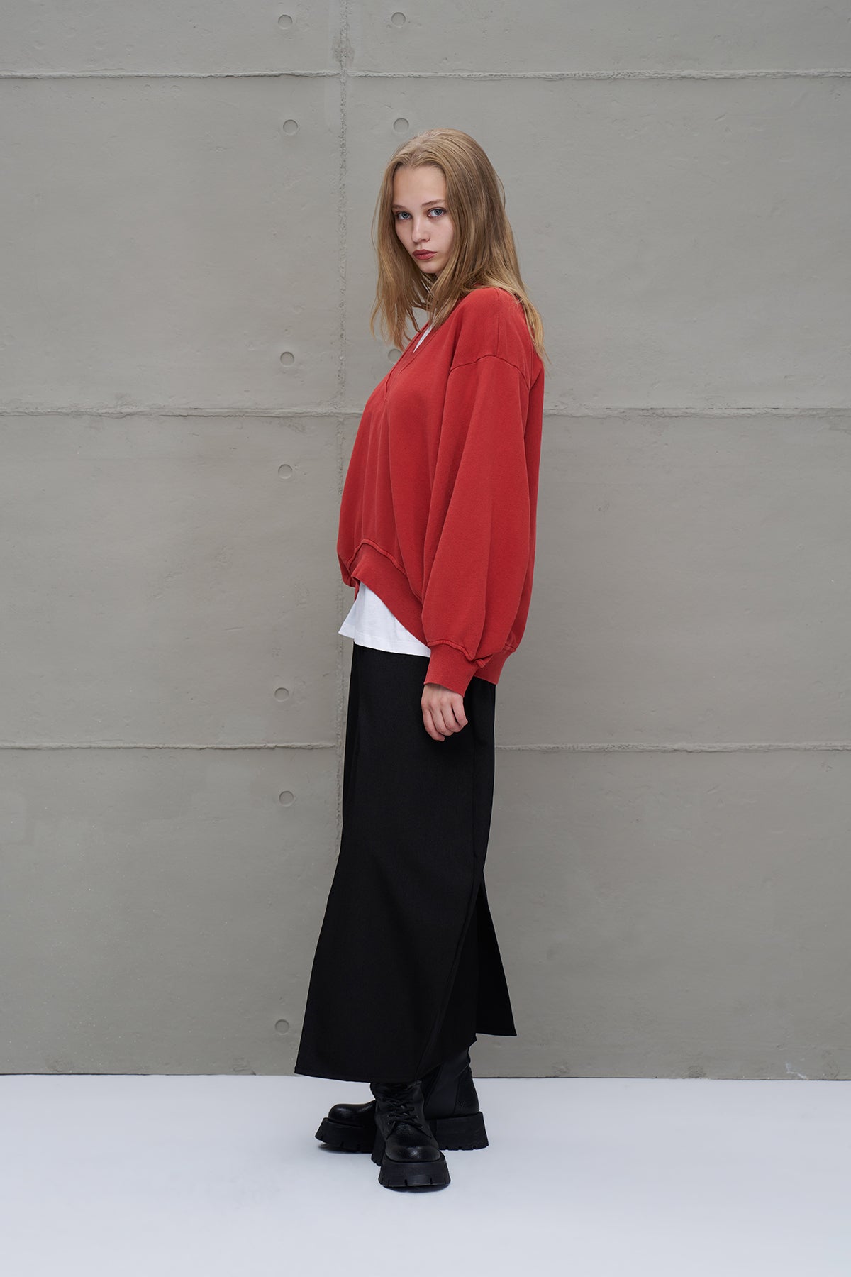 Bordo Oversize Sweatshirt 18159
