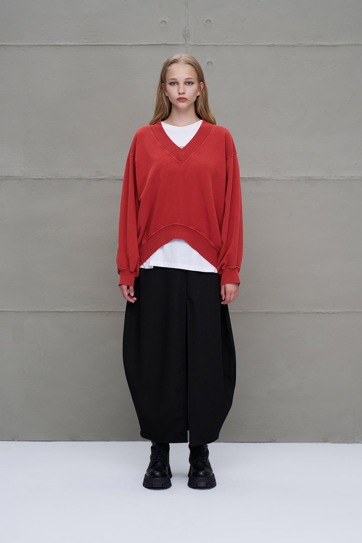 Bordo Oversize Sweatshirt 18159