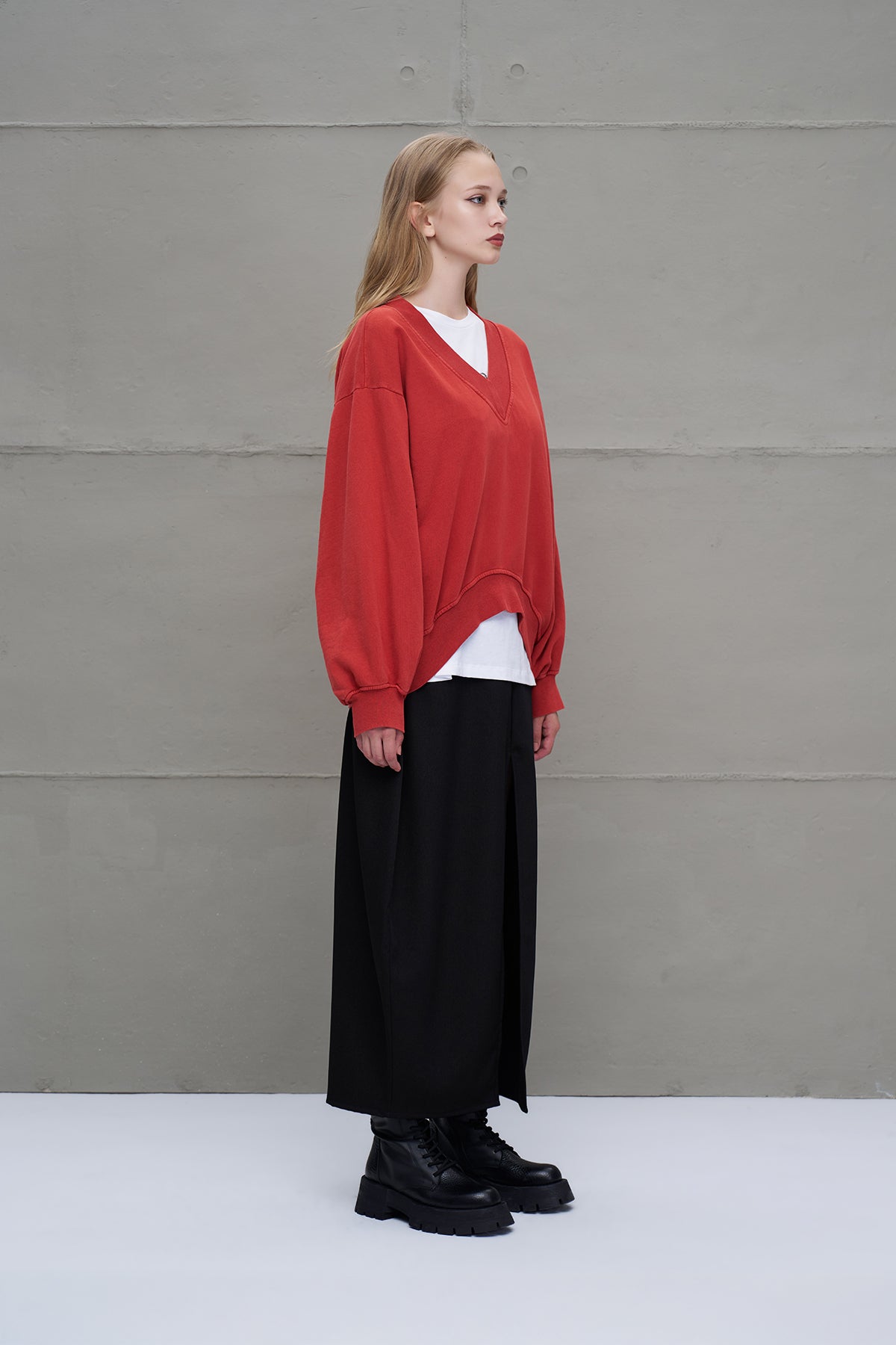 Bordo Oversize Sweatshirt 18159