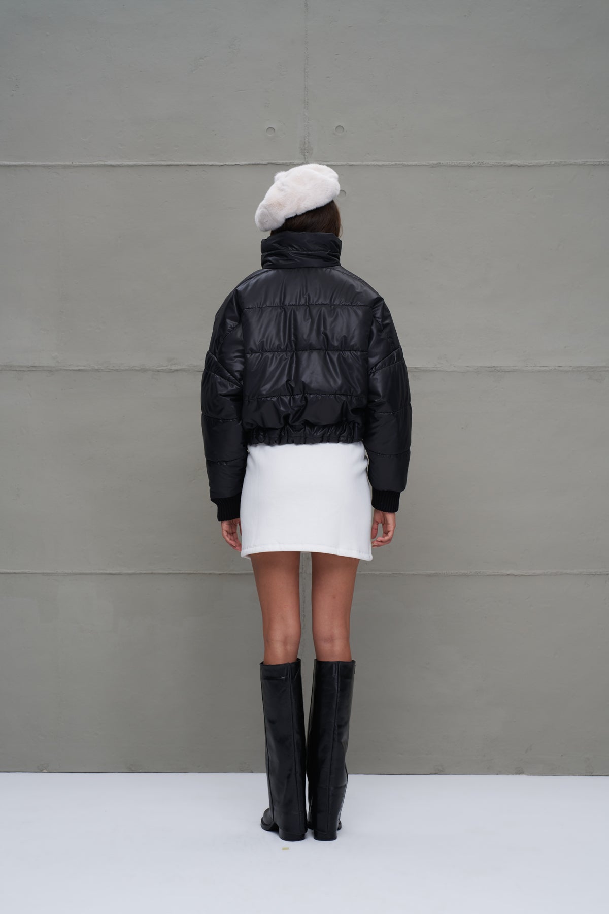 Siyah Kapitoneli Bomber Ceket 18246