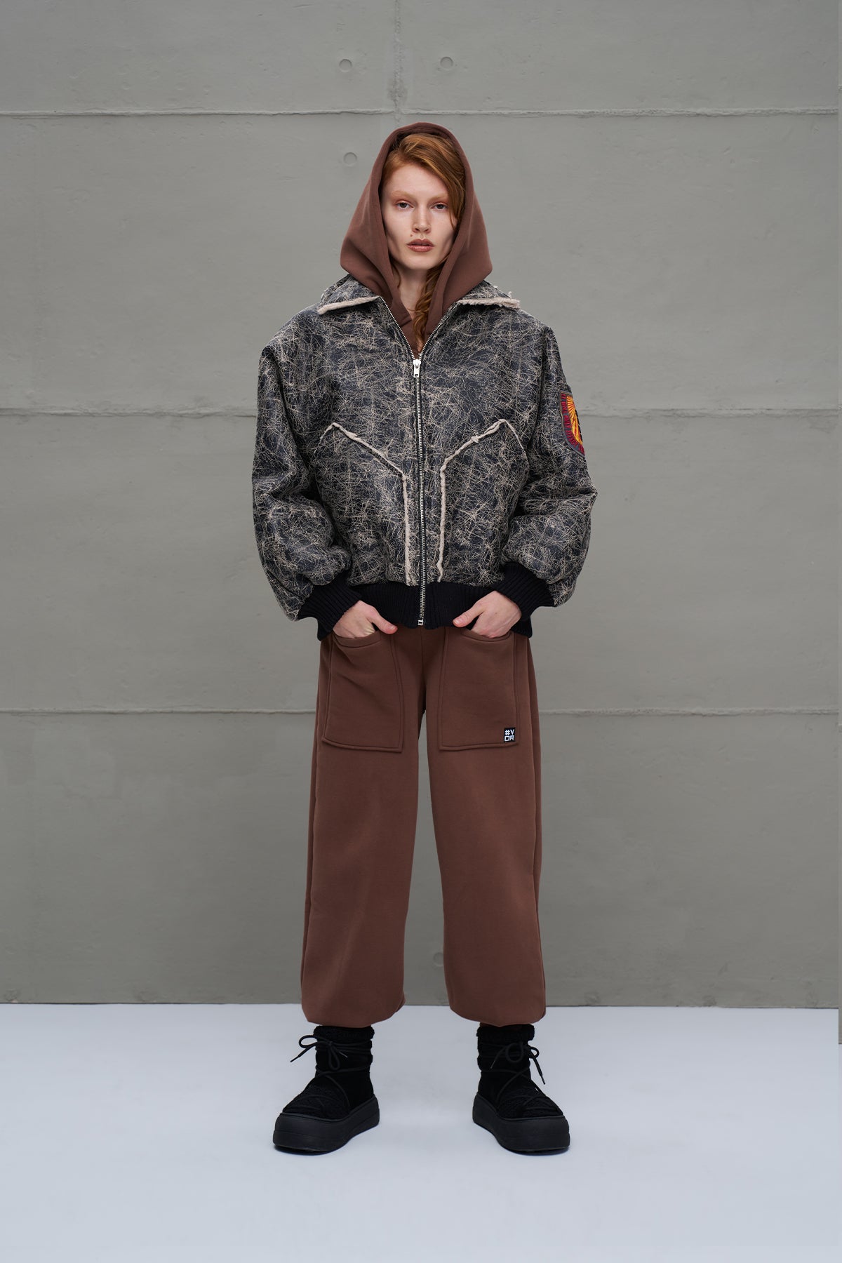 Siyah Oversize Pilot Ceket 18258