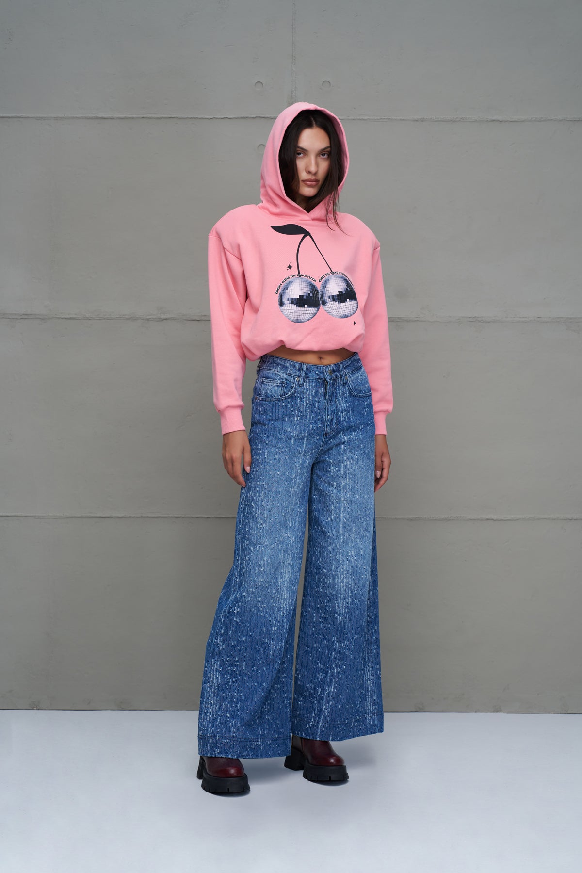 Mavi Eskitme Oversize Denim Pantolon 18261