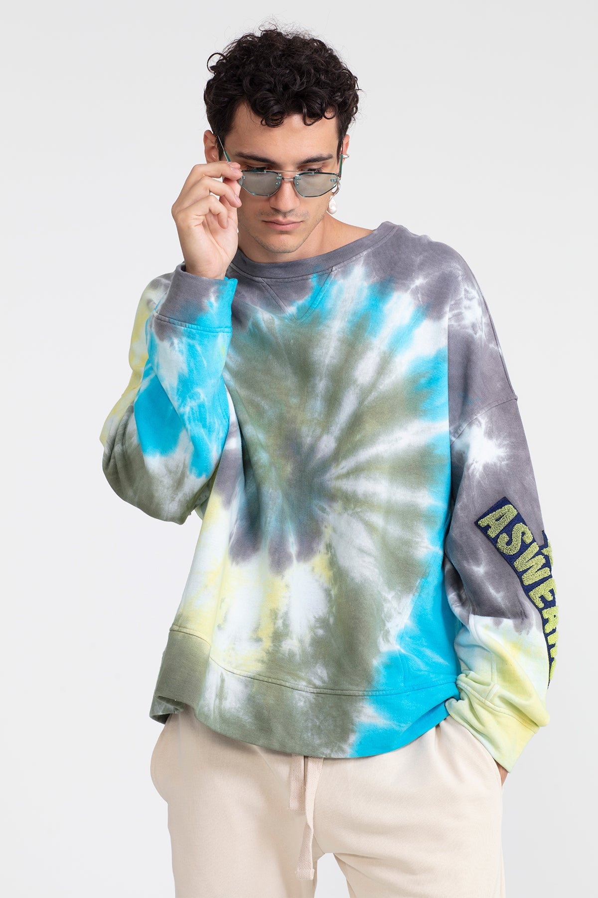 Çok Renkli Batik  Sweatshirt 1011
