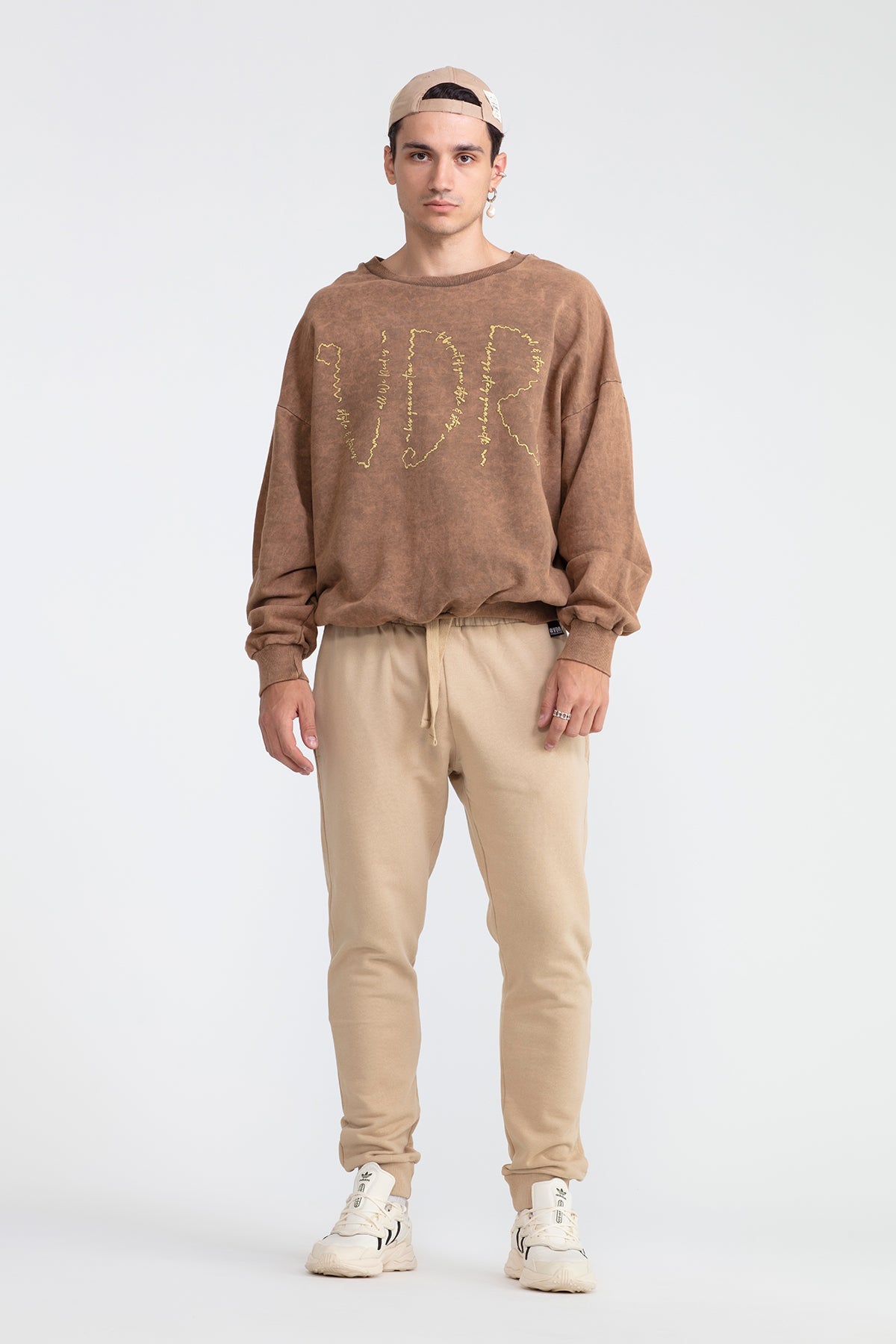 Kahverengi  Sweatshirt 1019
