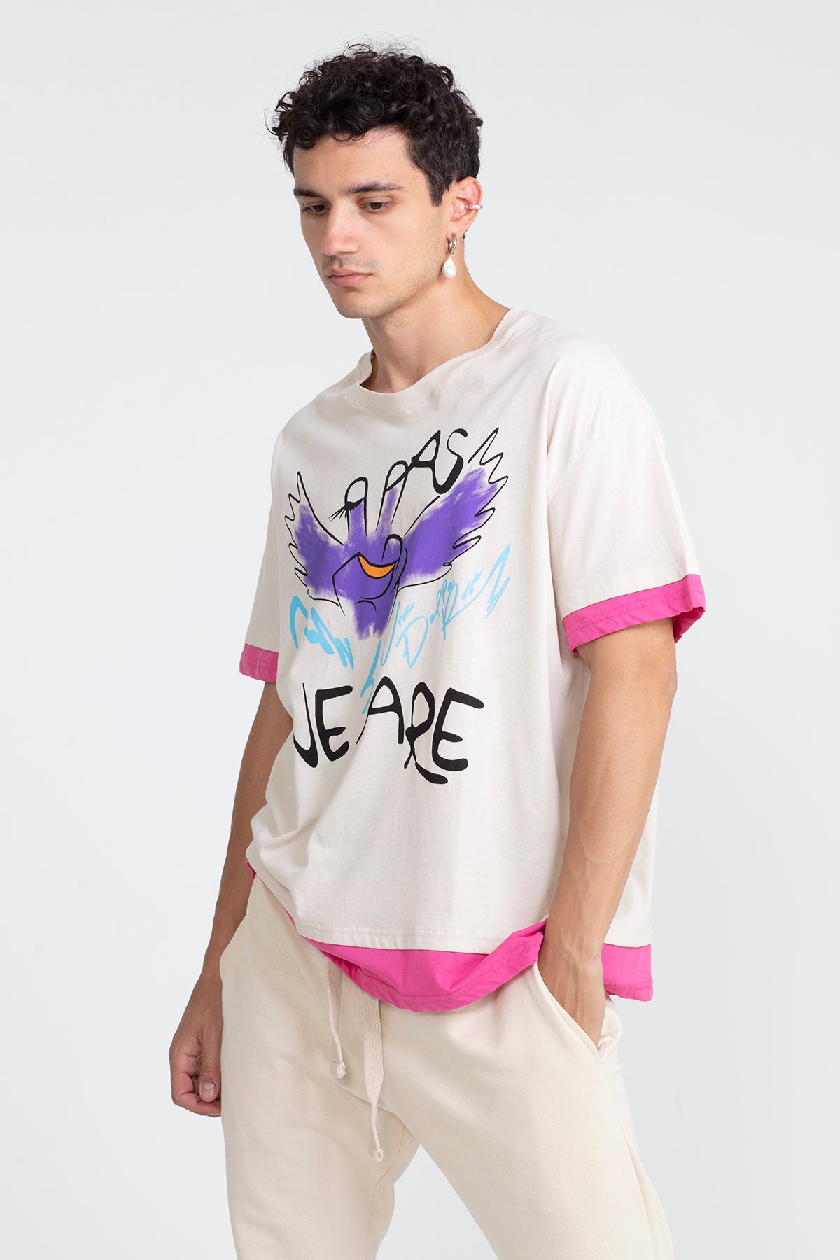 Bej  T-shirt 1046