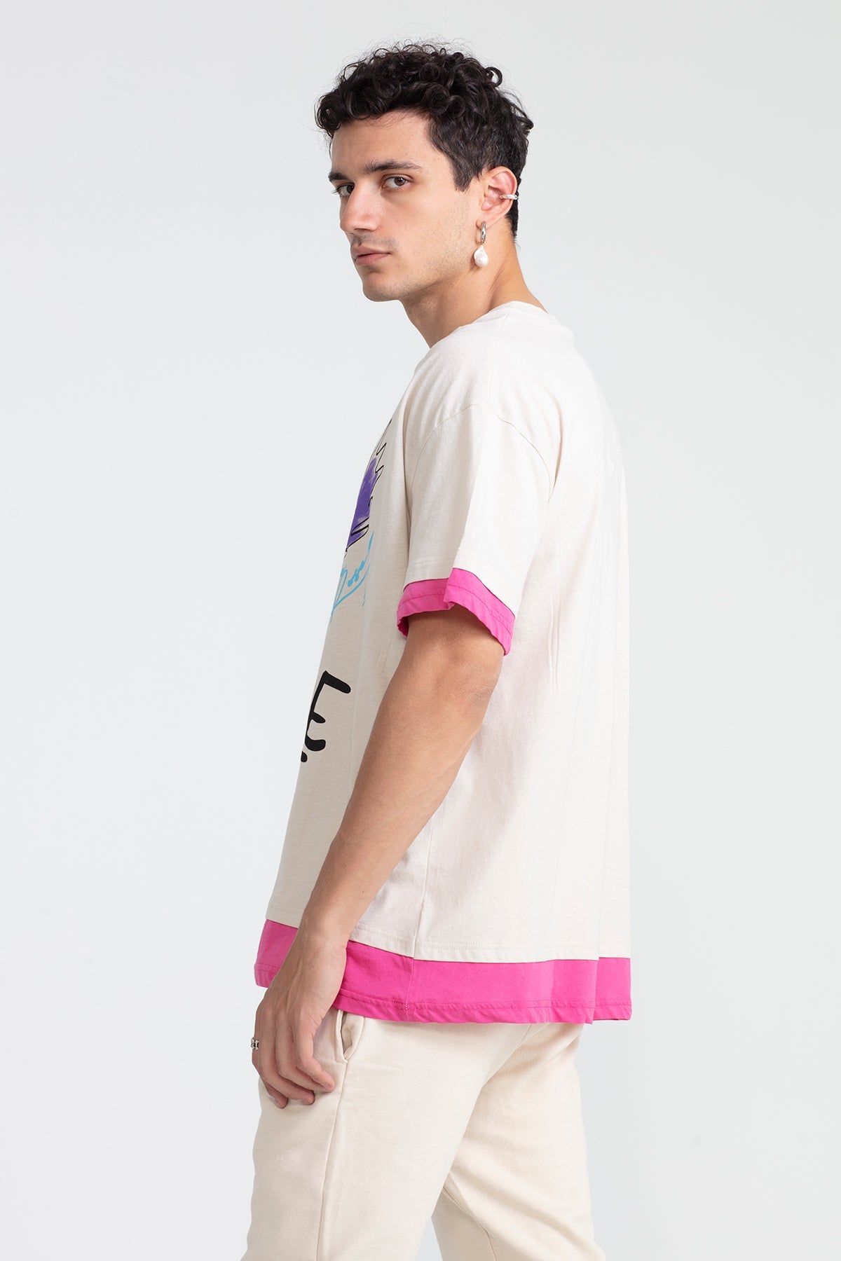Bej  T-shirt 1046