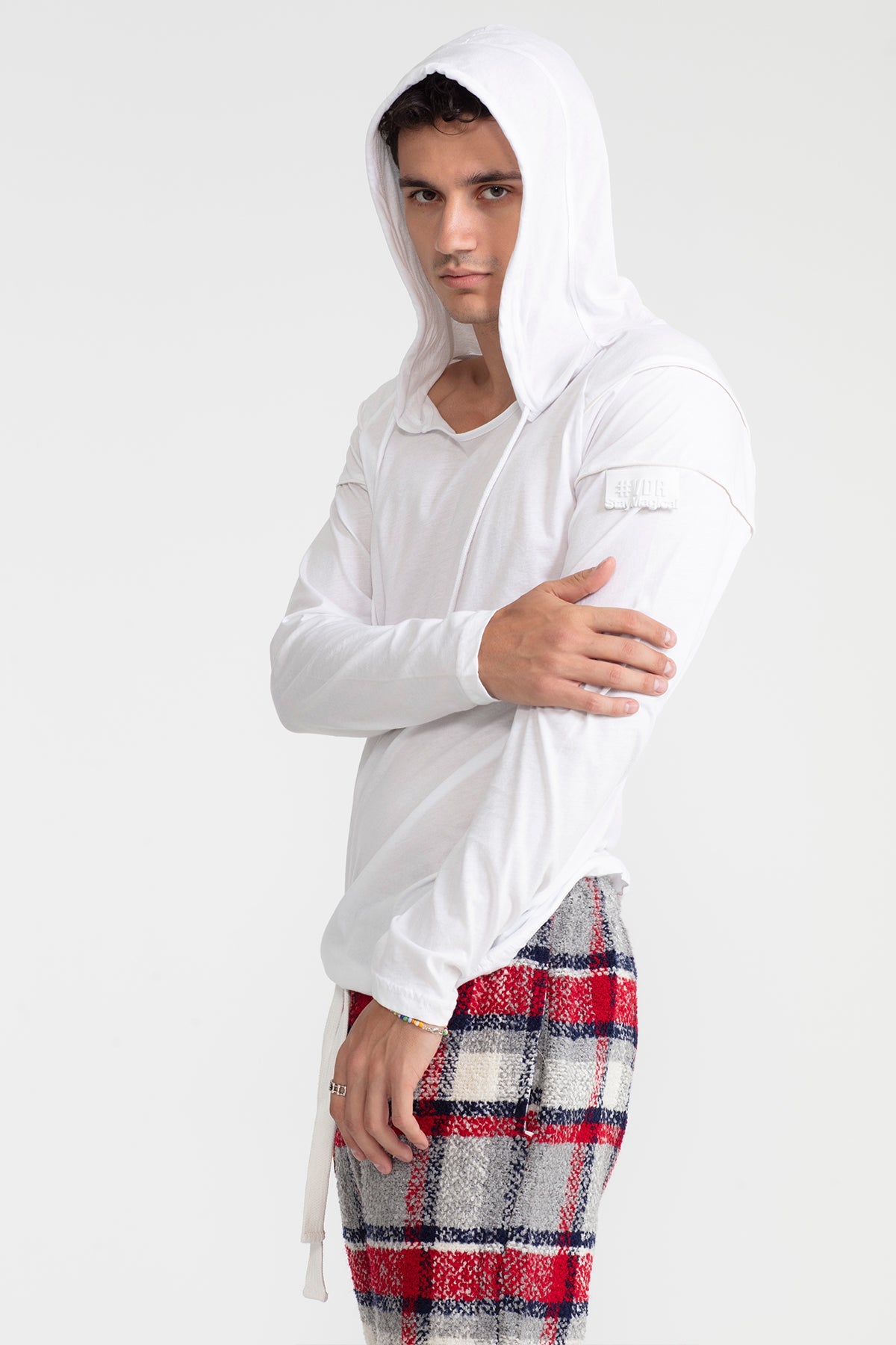 Beyaz  Uzun T-shirt 1052