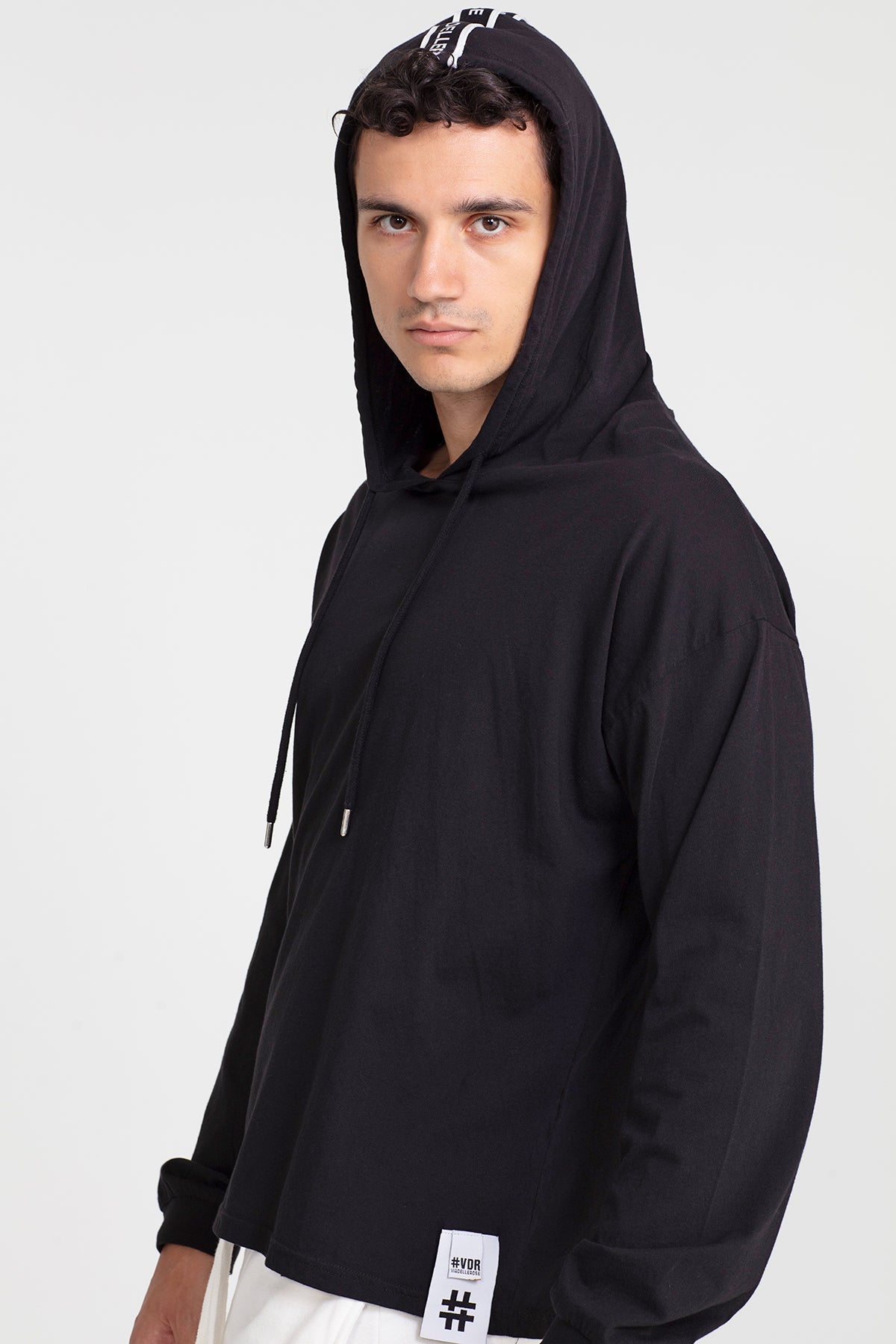 Siyah  Uzun T-shirt 1055
