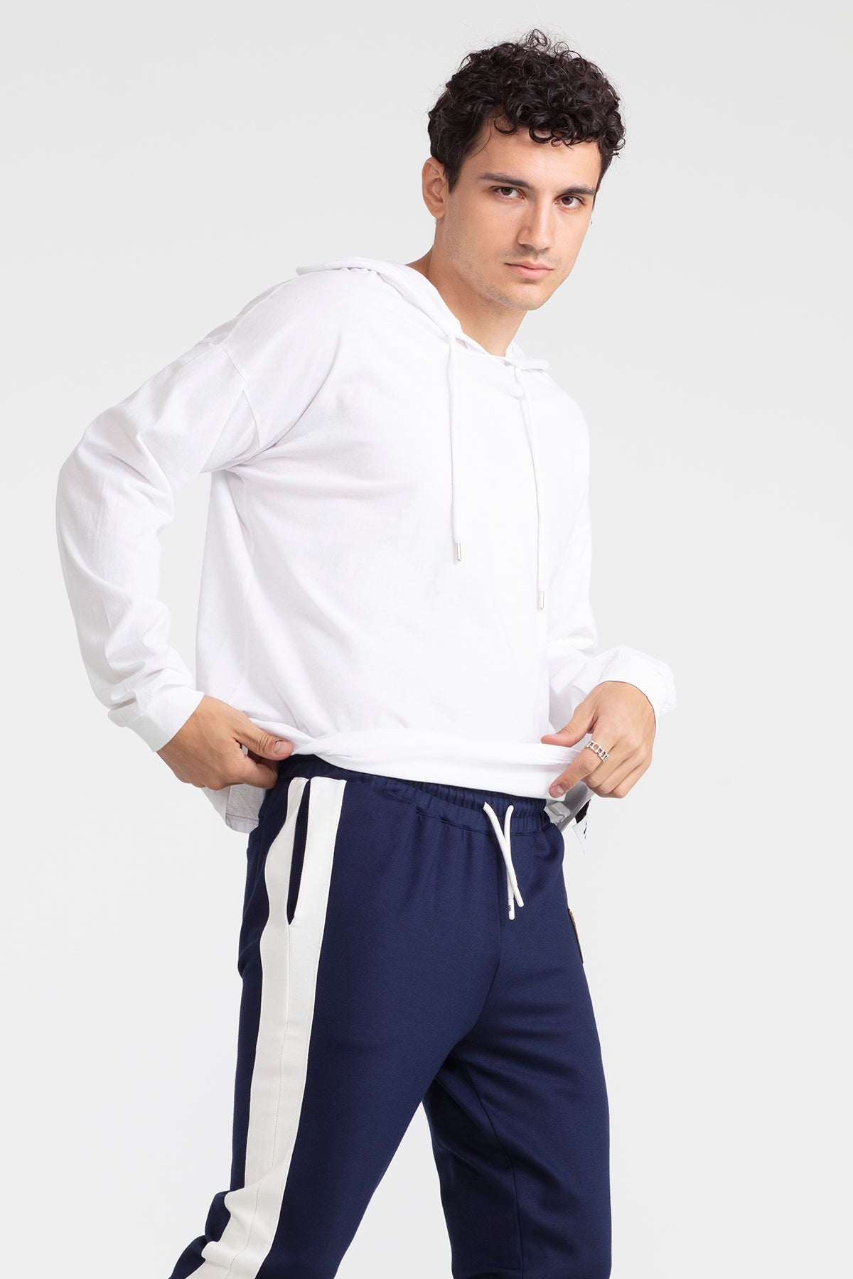 Beyaz  Uzun T-shirt 1055