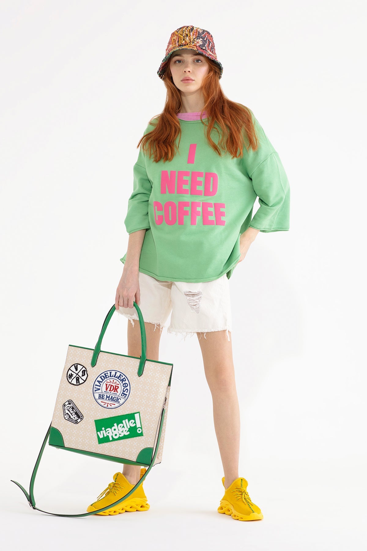 Bej Yesil  Çanta Xbag