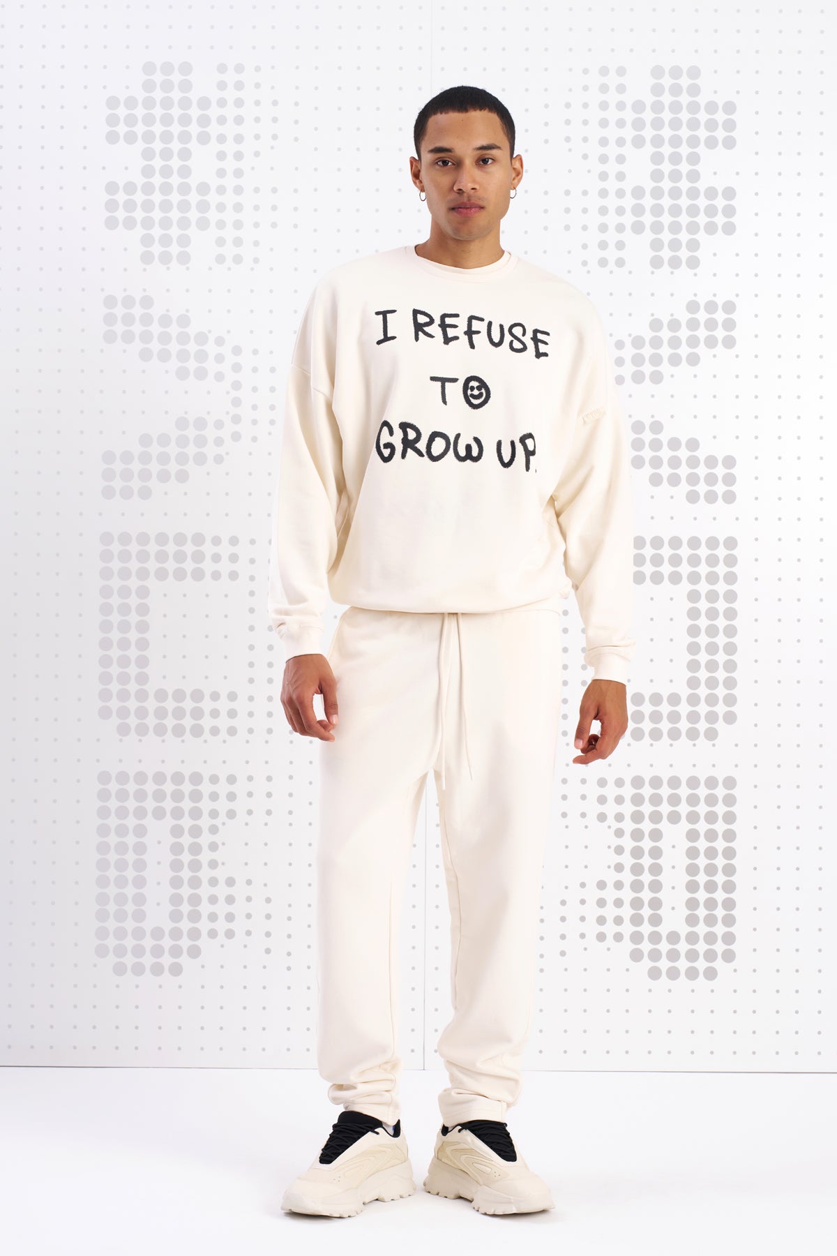 Krem  Sweatshirt Yoko