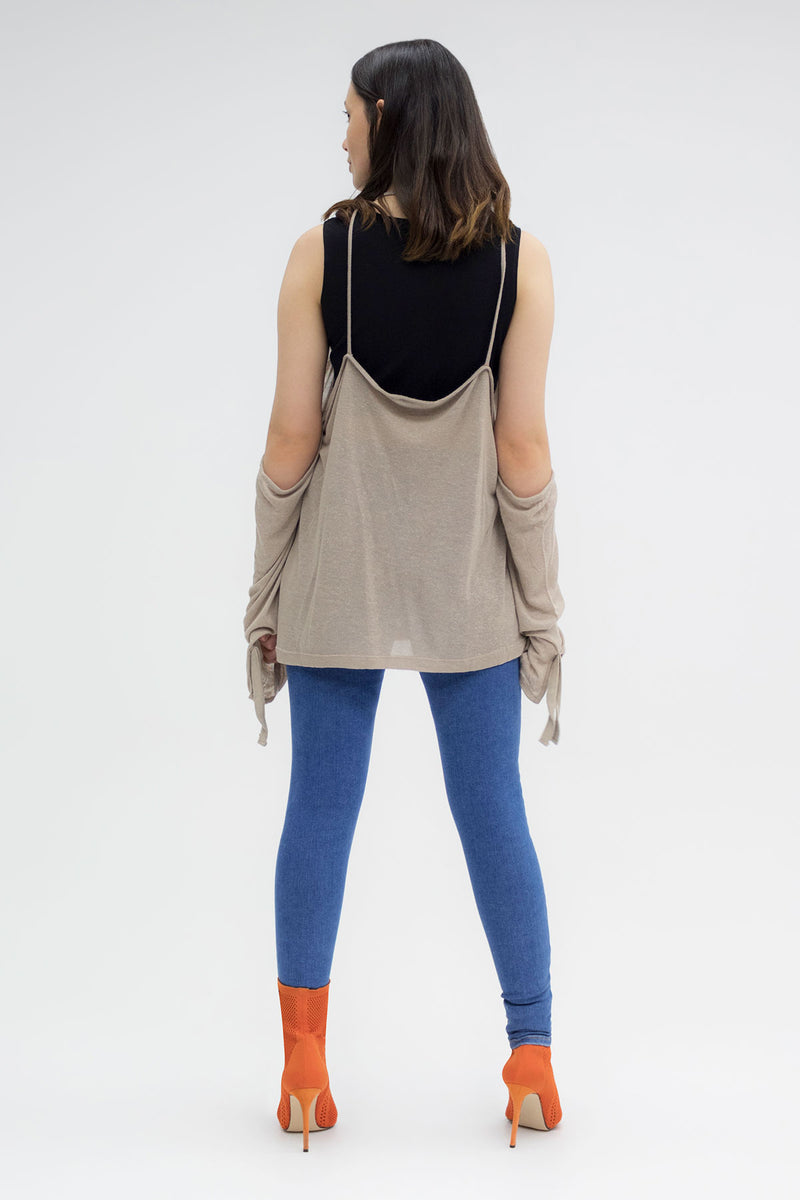 BEJ UZUN T-SHIRT 3110