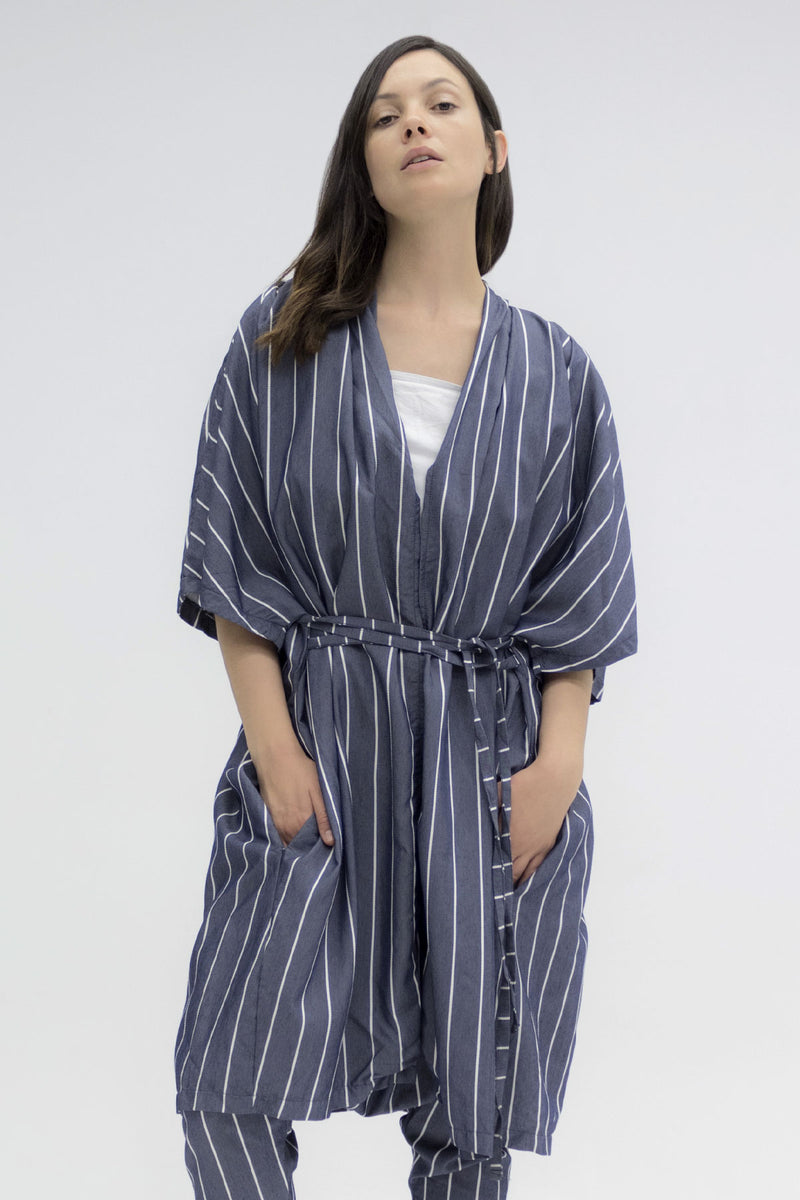 LACİVERT KİMONO 3414