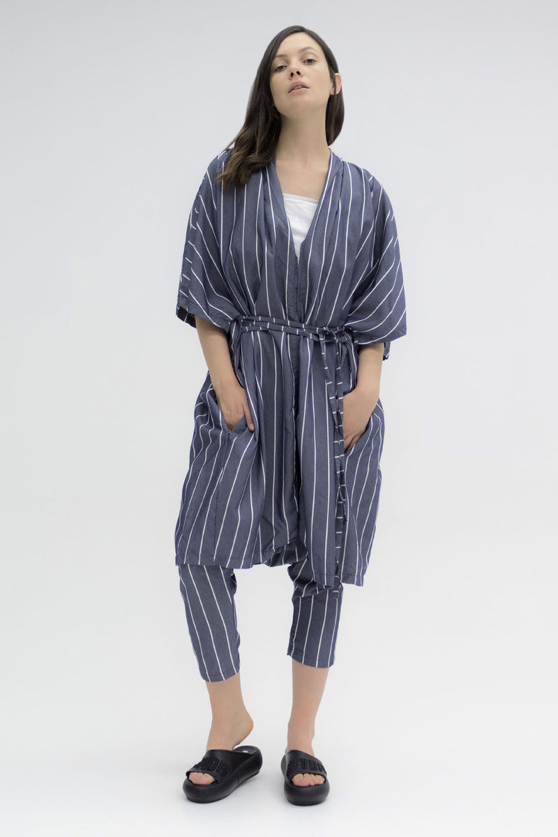 LACİVERT KİMONO 3414