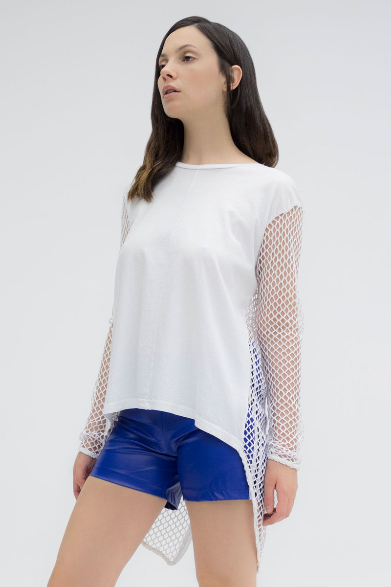BEYAZ UZUN T-SHIRT 3421