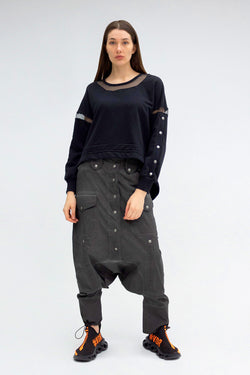 SİYAH SWEATSHIRT 5025