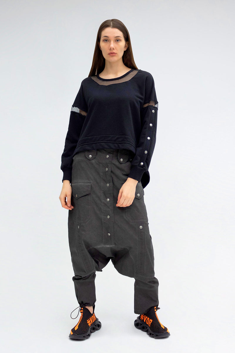 SİYAH SWEATSHIRT 5025