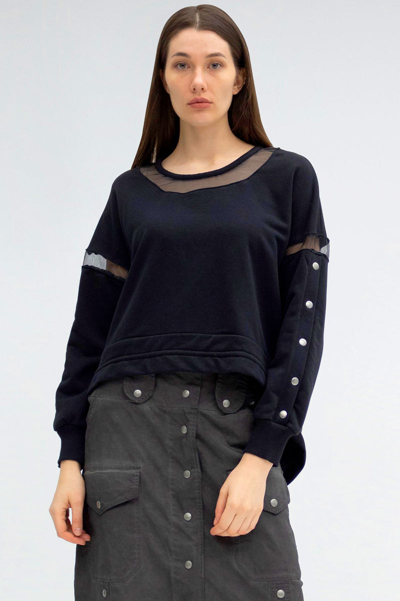 SİYAH SWEATSHIRT 5025