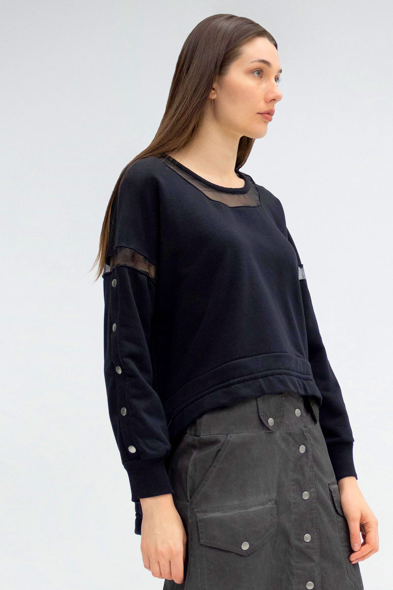 SİYAH SWEATSHIRT 5025