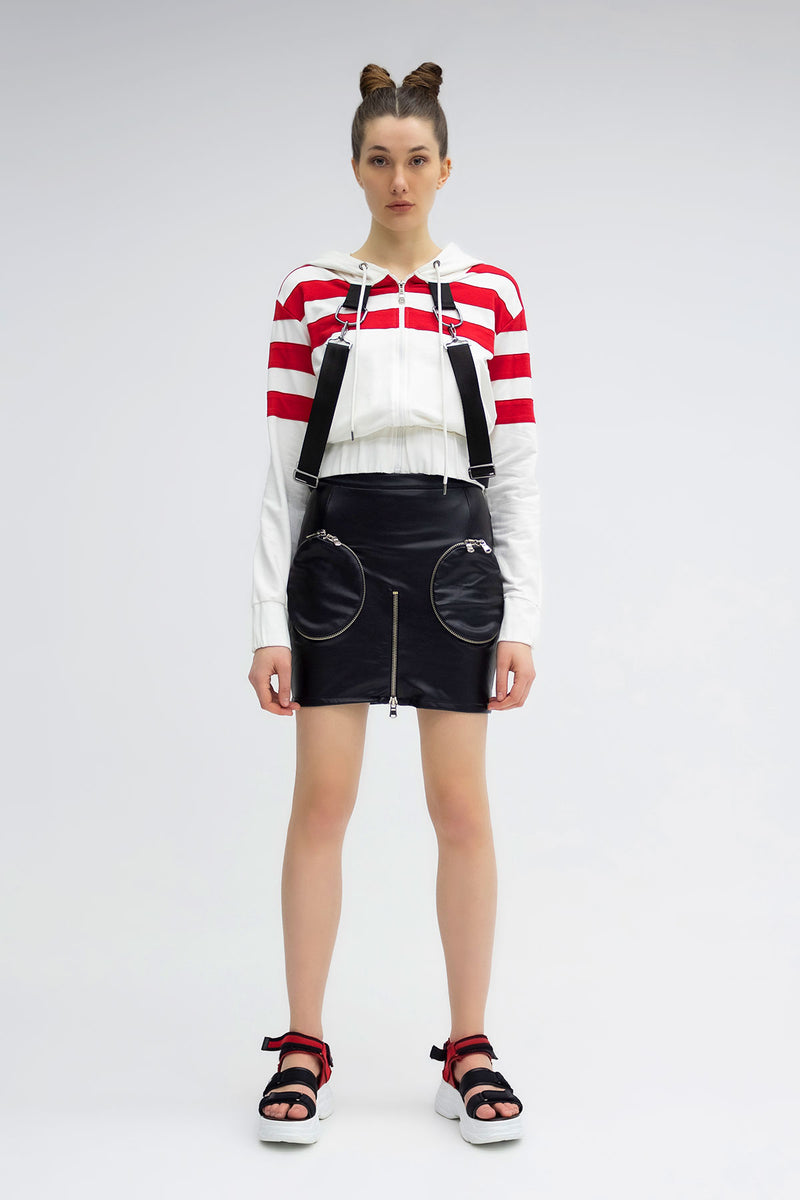 EKRU KIRMIZI SWEATSHIRT 5063