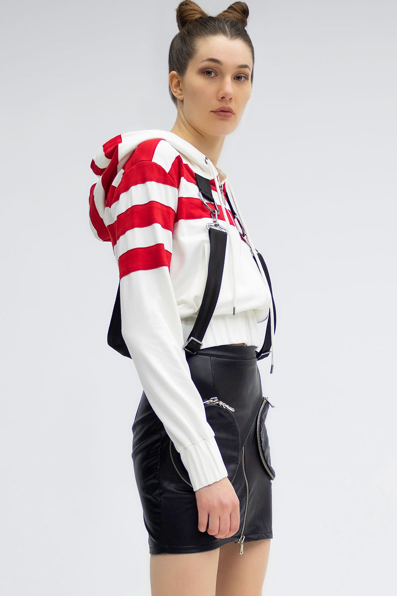 EKRU KIRMIZI SWEATSHIRT 5063