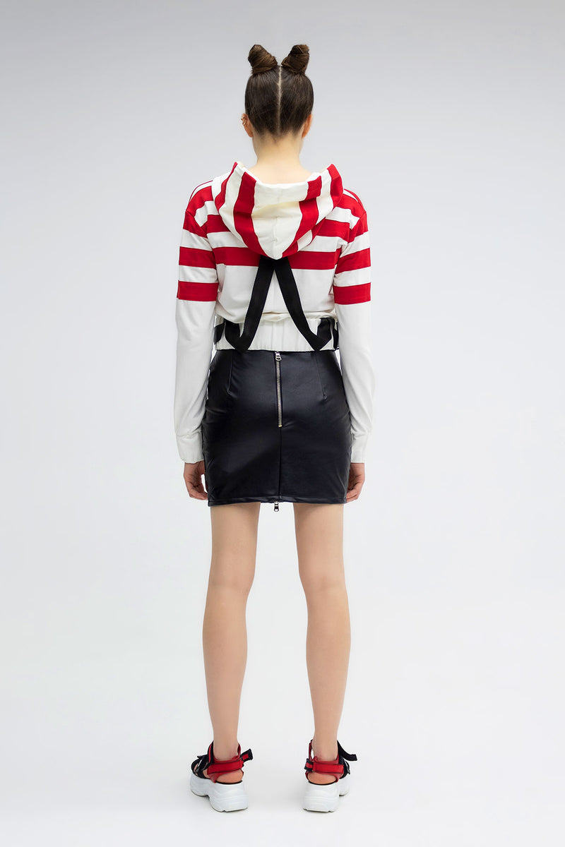 EKRU KIRMIZI SWEATSHIRT 5063