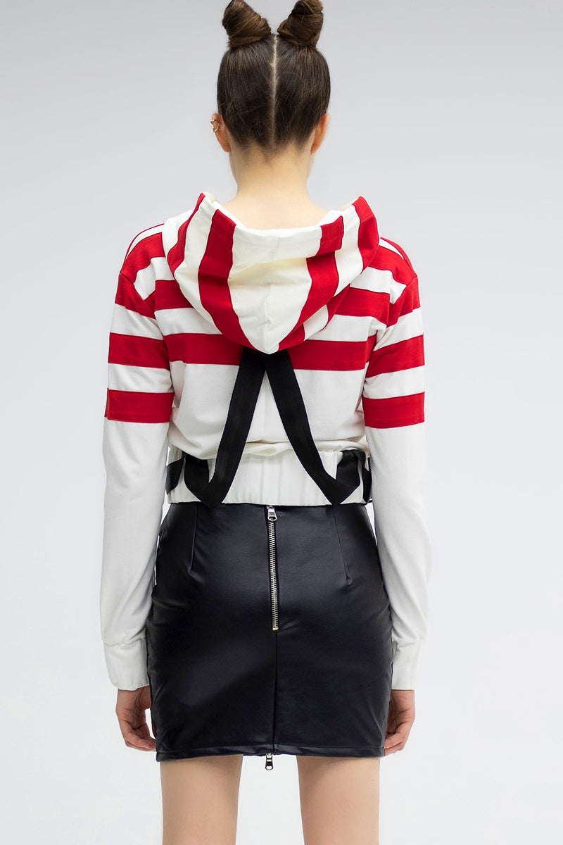 EKRU KIRMIZI SWEATSHIRT 5063