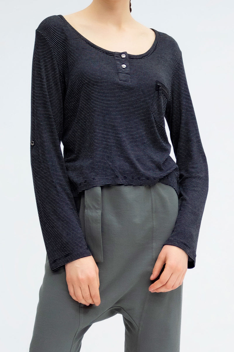 SİYAH UZUN T-SHIRT 5074