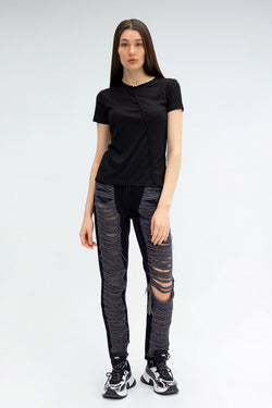 SİYAH T-SHIRT 5238