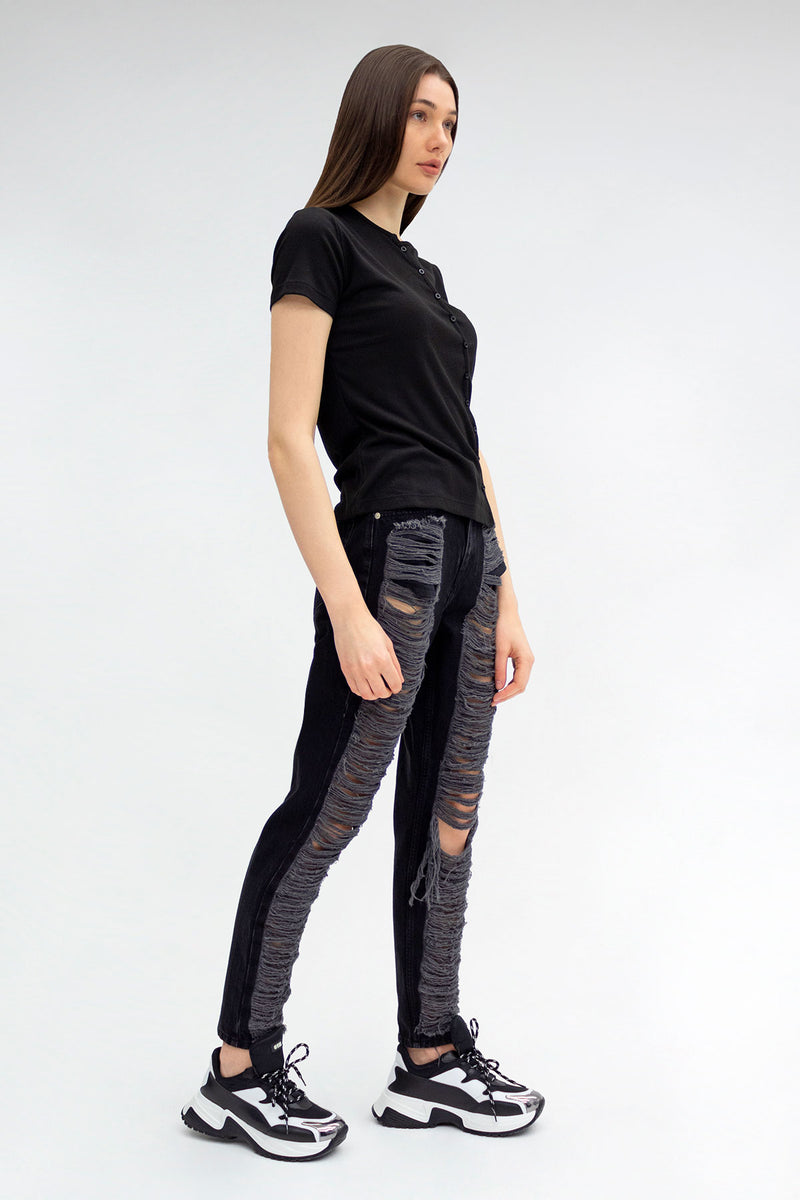 SİYAH T-SHIRT 5238