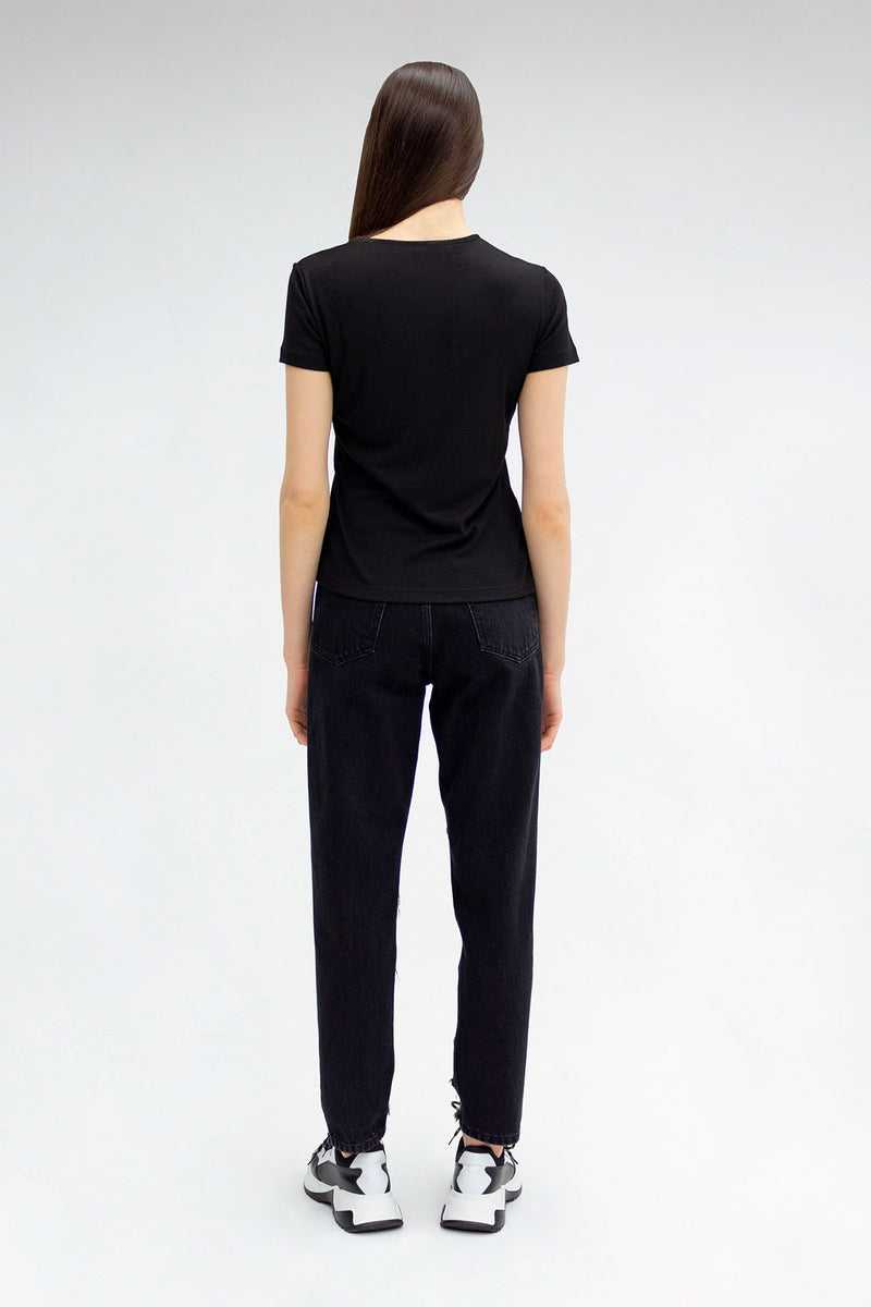 SİYAH T-SHIRT 5238