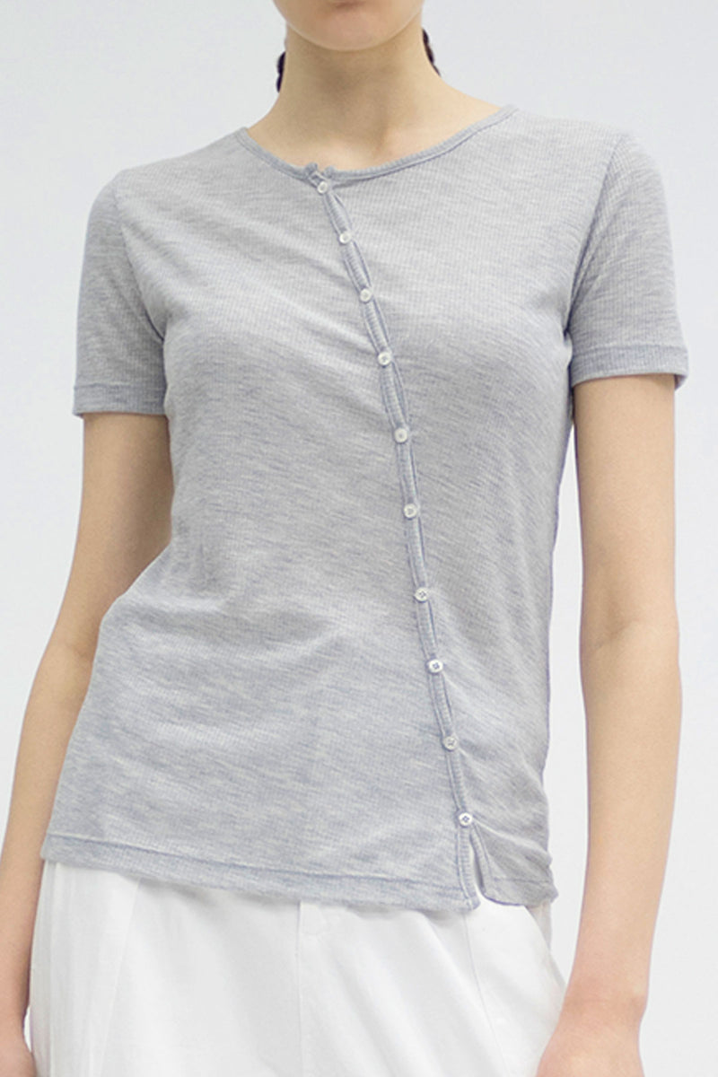 GRİ MELANJ T-SHIRT 5238