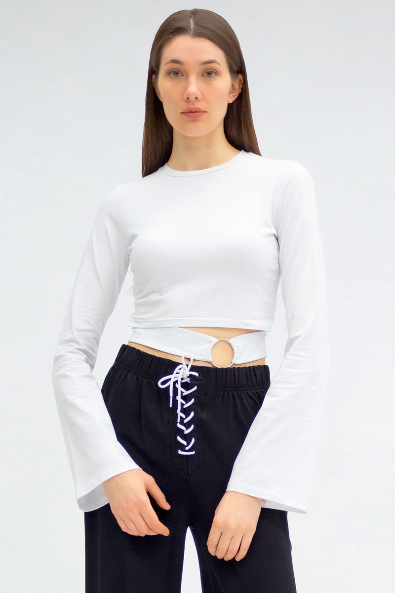 BEYAZ UZUN T-SHIRT 5309