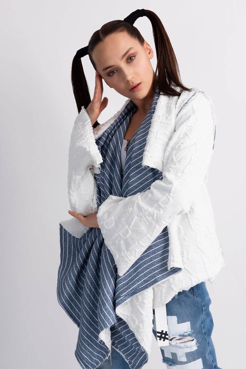 EKRU INDIGO CEKET 7050