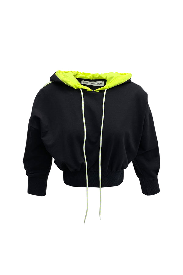 SİYAH SWEATSHIRT 7073